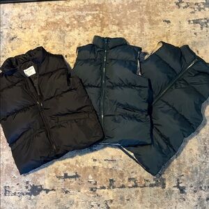 EUC Old Navy Boys Frost Free Puffer Vest BLACK